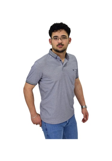 Erkek Polo Yaka Merserize Tişört 1000 Bgl-st04532 İndigo