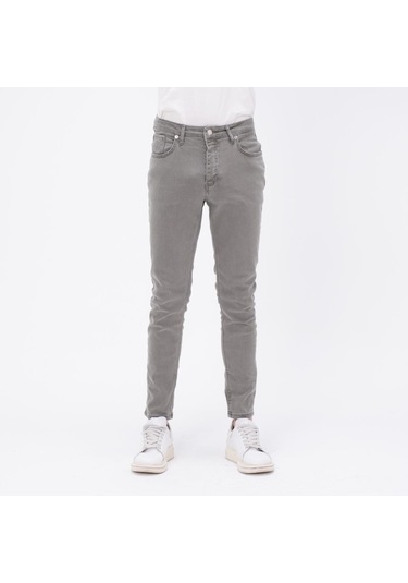 Düz Renk Erkek Kot Pantolon (550889904) Lacivert