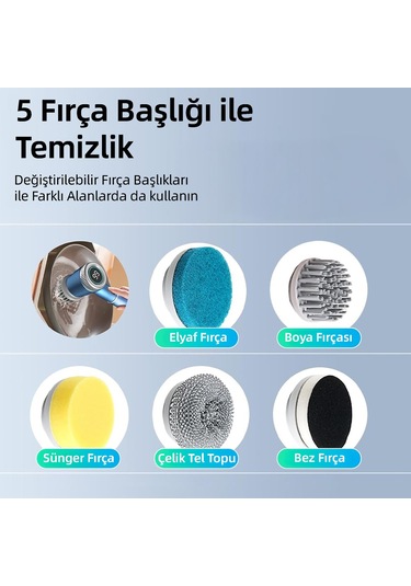 Mioji Mio Cb160 Temizlik Fırçası- Yedek Başlıklar