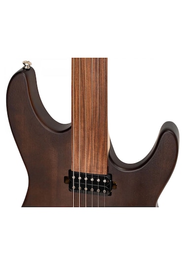New Orleans Fts241 Mat Koyu Kahve Elektro Perdesiz Gitar