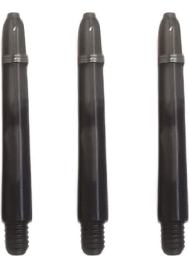 5 Set 15 Adet 41mm Siyah Şeffaf Polikarbon Pc Dart Shaft-şaft.