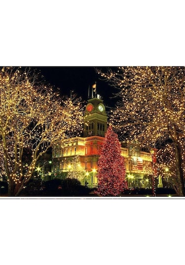 Technosmart Solar 100 Ledli 12 Metre Bahçe Aydınlatma Dekorasyon Sarı