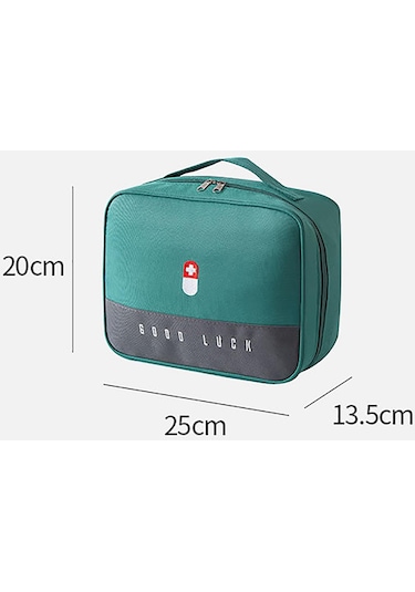 Suntek İlk Yardım Çantası Saklama Yürüyüş Için Yeşil-l