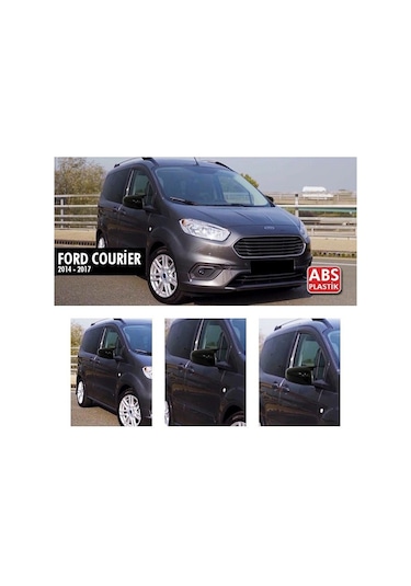 Ford Courier Yarasa Ayna Kapak - 2014 2017. Piano Black - Sağ+sol