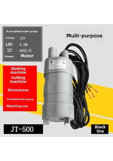 Fortunelane 12v Dc Mikro Dalma Pompa - 5m Yüksek Lifting, 10l/dakika Debi, Direkt Tip, Dayanıklı Su Pompa Cihazı