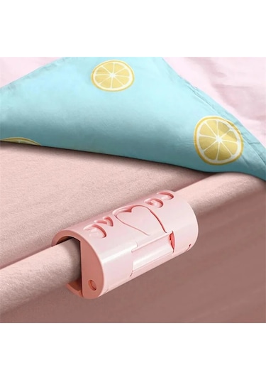 Pink-6pcs Çarşaf Klipleri Plastik Kaymaz Kelepçe Yorgan Yatak Örtüsü İğnesiz Klip Tutucu Bağlantı Elemanları Ev Yatak Tutucu