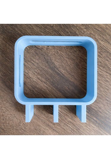Go 3 Uyumlu Hoparlör Standı Masaüstü Yükseltici Mini Speaker Tutucu Mavi
