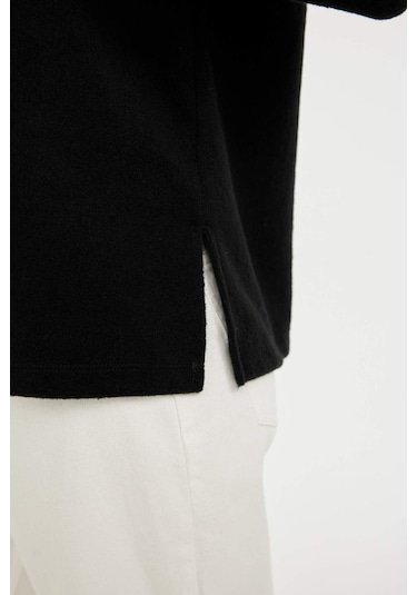 Defacto Regular Fit Bisiklet Yaka Selanik Kumaş Basic Düz Uzun Kollu Tişört D0359AX24AUBK81 Siyah Defacto Regular Fit Bisiklet Yaka Selanik Kumaş Basic Düz Uzun Kollu Tişört D0359AX24AUBK81 Siyah