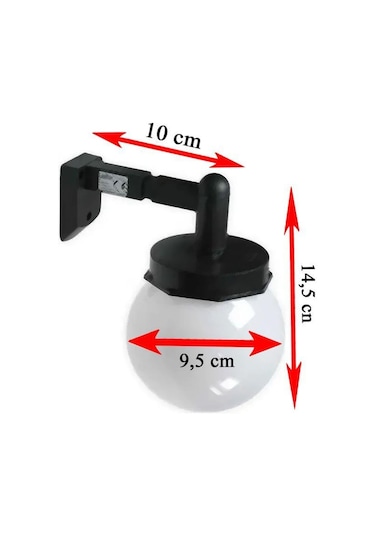 Şahnet Solar Bahçe Lambası Beyaz - Güneş Enerjili Duvar Armatür 3 Adet