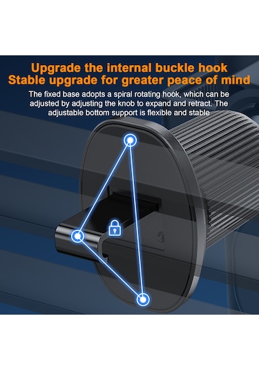 Suofeng "hızlı Şarjlı 360 Dönebilen Araç Telefon Tutucu - Kablosuz Şarj, Kaymaz Ve Titreme Önleyici"