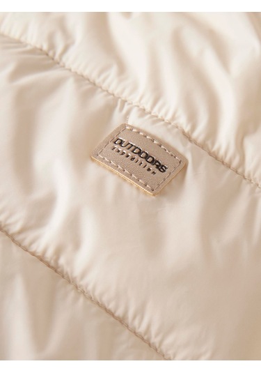 Name It Nkfmarble Unisex Çocuk Şişme Mont 13241672 Ekru