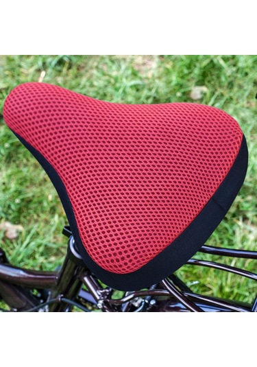 Suntek Bisiklet Selesi Kapağı Yumuşak Koruyucu Kırmızı