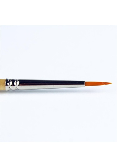 Hobbytime 782 No.1 Yuvarlak Saplı, Kolibri, Sentetik Kıllı Boya Fırçası-35415