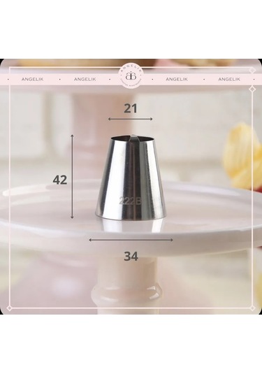 Angelik Lale Yaprakları Dekorasyon Kalıpları Seti 222 3 Adet. 284464684 Gümüş