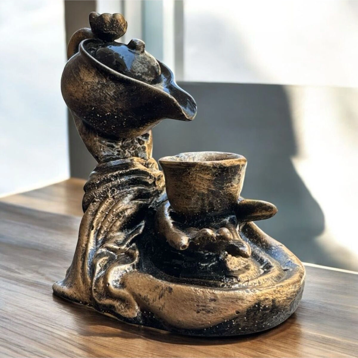 Dekoratif Polyester Tütsülük Biblo Gold Eskitme