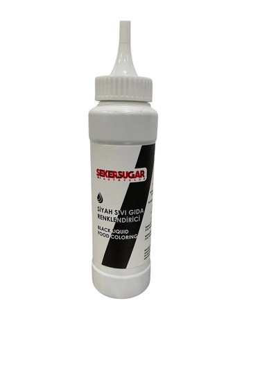 Şeker Sugar Sıvı Gıda Renklendiricisi Siyah 250 ML