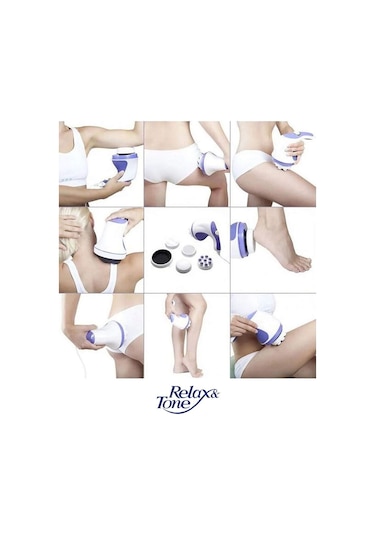 Relax Spin Tone Rl-060 Super Tone  Titreşimli Masaj Aleti Beyaz - Mavi