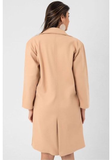 H1 Style Salaş Kaşe Kaban Camel