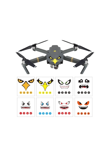 Djı Mavic Pro Kuşkaçıran Vahşi Kanlı Gözler Çıkartma Model7