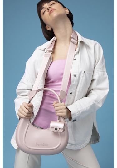Unıted Colors Of Benetton Kadın Kol Çantası C.bnt 1451 Pembe
