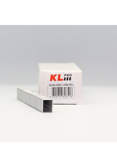 Kl Klz16 16mm Havalı Zımba Teli Klz8016h İçin ( 2.250 Adet ) N11.190