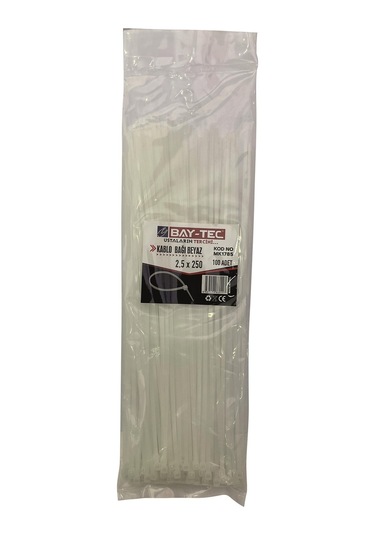 Baytec Cırt Kelepçe Beyaz 2,5 250 Mk1785