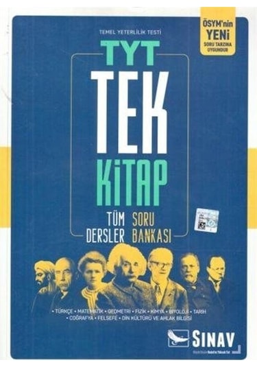 TYT Tek Kitap Tüm Dersler Soru Bankası / Kolektif