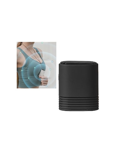 He-k001 Asılı Boyun Negatif Usb Şarj Edilebilir İyon Hava Temizleme Cihazı Taşınabilir Ev Formaldehit Giderme Taşınabilir Arıtma Siyah