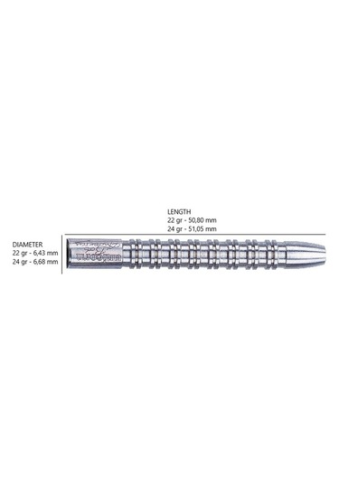Unicorn Bob Anderson World Champion % 90 Naturel Tungsten Çelik Uçlu Dart Oku