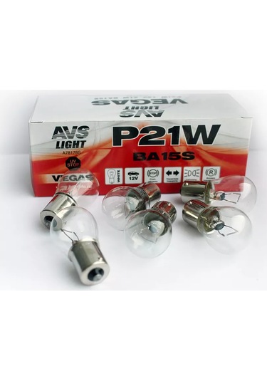 Avs Vegas 12v P21w Ba15s 10 Adet Araç Akkor Lambası 182944465
