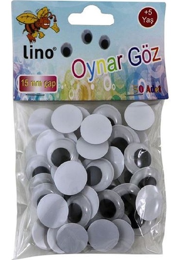 Lino Oynar Göz Büyük Boy 15 Mm 50 Li Rbz-016-A