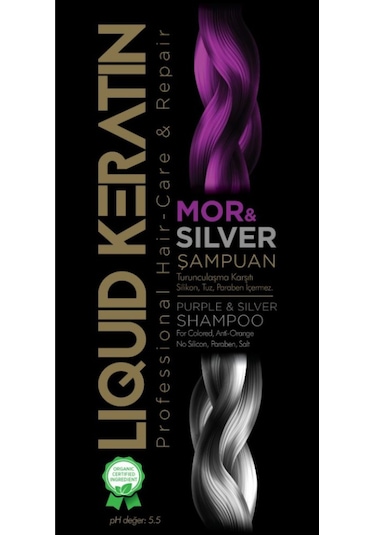 Liquid Keratin Keratinli Mor & Silver Saç Bakım Şampuanı 350 ML