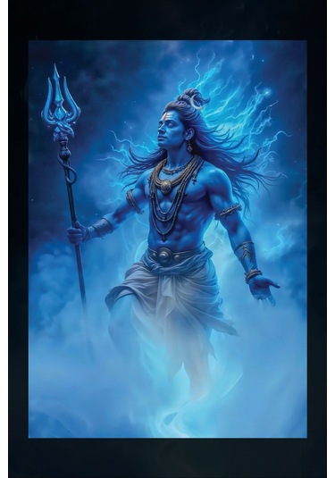 Lord Shiva Kanvas Tablo