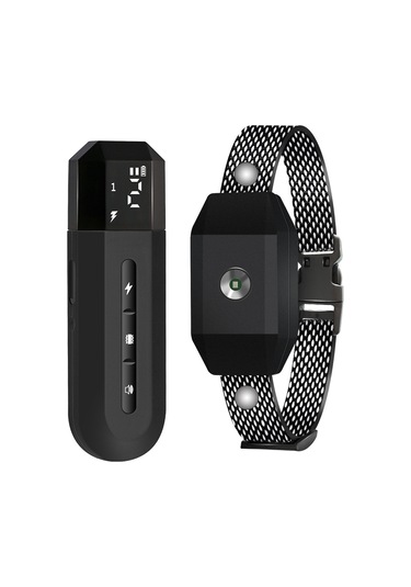 Uu0259b Led Işıklı Köpek Eğitim Cihazı Köpekler İçin Havlama Siyah