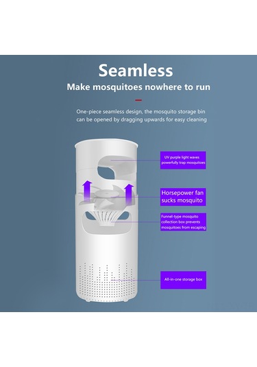 Shineyee Ev İçin Usb Led Işık Kaynağıli Fiziksel Muameleli Sızma Engelli Halka Kapanmalı 100 M² Tutma Alanlı Sessiz Mosquito Ve Sinek Öldürücü Lamba