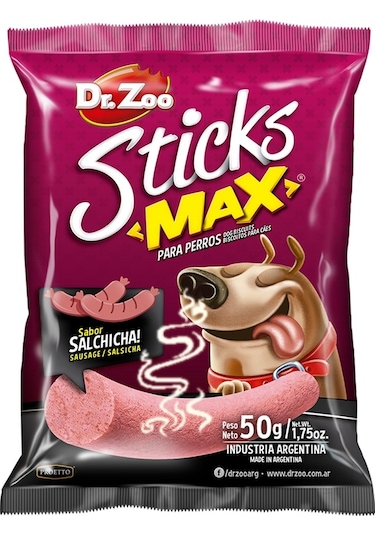 Dr. Zoo Sticks Max Sosisli Köpek Ödülü 50 G