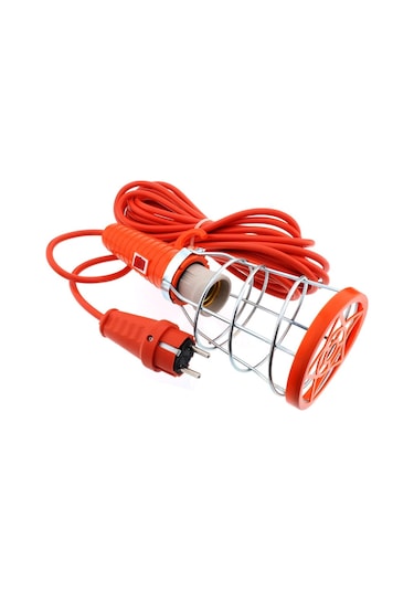 Tek-iş E27 Duylu Seyyar Lamba Baladoz 220 Volt Anahtarlı 7,5 Metre Kablolu