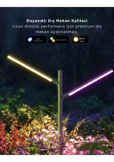 Govee Rgbıcww Dikey Bahçe Aydınlatması 2'li