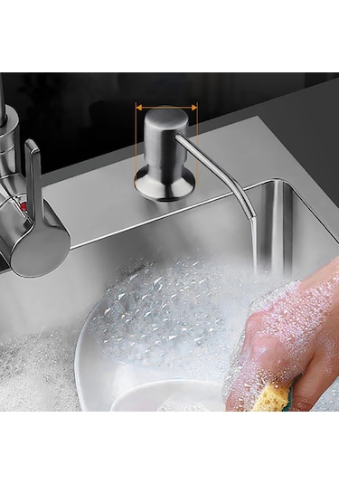 Siyah-mutfak Lavabo Uzatma Tüpü Kiti İçin Sabunluk Yedek Metal Lavaboya Monte Güverte Tezgahı Altında