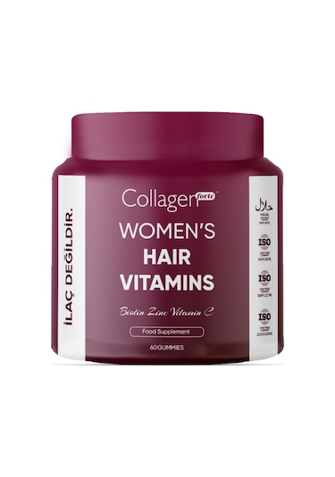 Collagen Forte Gummy Women S Hair Vitamins 60 Tablet