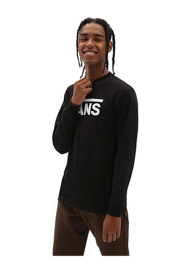 Vans Classic Vans Ls-b Erkek Sweatshirt Vn0a7uecy281 Siyah