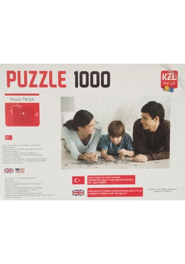 Akıllıelma-kzl Puzzle Saklı Cennet 1000 Parça Puzzle Pazıl 68x48 Cm
