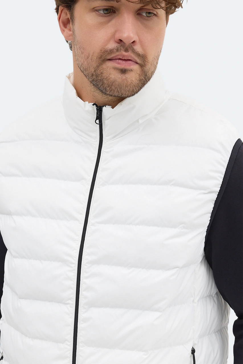 Slazenger Barros Erkek Ekru Yelek Ekru
