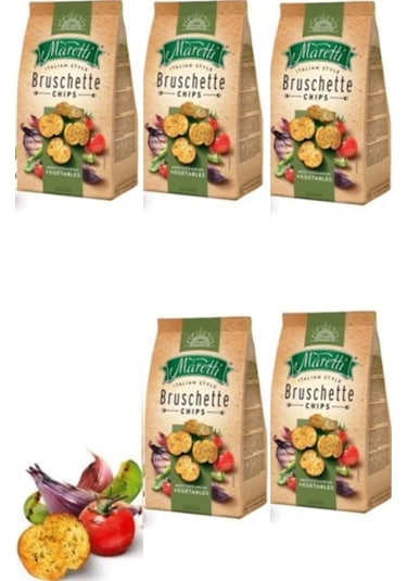Maretti Bruschette Medıterranean Vegetables 70 Gr 5'li