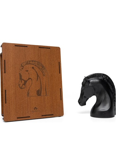 At Başı Masa Üstü Dekoratif Obje