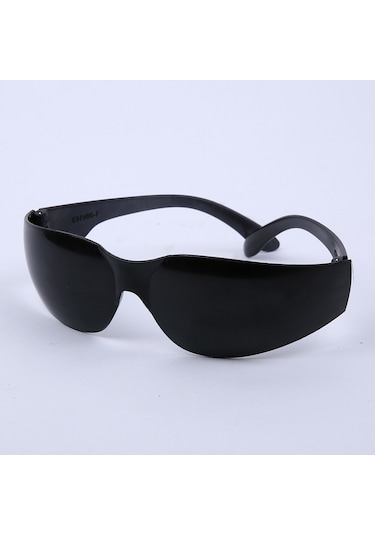 Sones Parlama Önleyici Çalışma Koruyucu Gözlükleri Kaynak Koruyucu Gözlükleri Siyah