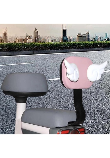 Suntek Jenerik Elektrikli Bisiklet Arka Sırtlık Desteği Pembe Pembe