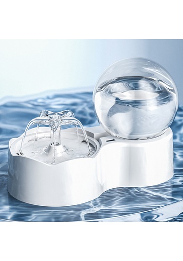 Econicword Otomatik Evcil Hayvan İçme Çeşmesi Köpek Kedi 2300 ML