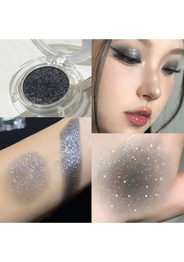 Saf Beyaz Mat Göz Farı Yalan İpekböceği Tozu Yüz Şekillendirme Parlatıcı Tek 1 C01