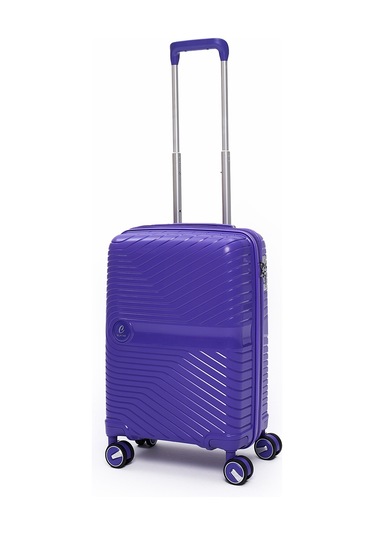 Elatae Exclusive Pro Polipropilen Kabin Boy Kırılmaz Valiz Mor 5239